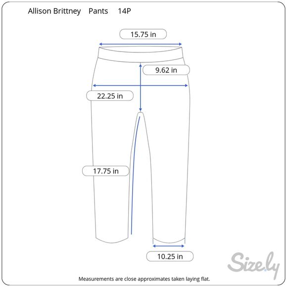 Allison Brittney Petite Camo Capri Chino Pants - Size 14P - Picture 2 of 11